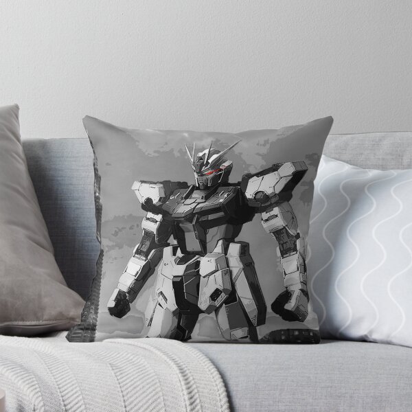 Item preview, black white strike gundam malaysia seed illustration designed and sold by sabartgunpla.