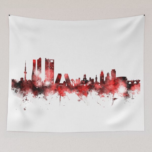 Item preview, Madrid Spain Skyline designed and sold by ArtPrints.