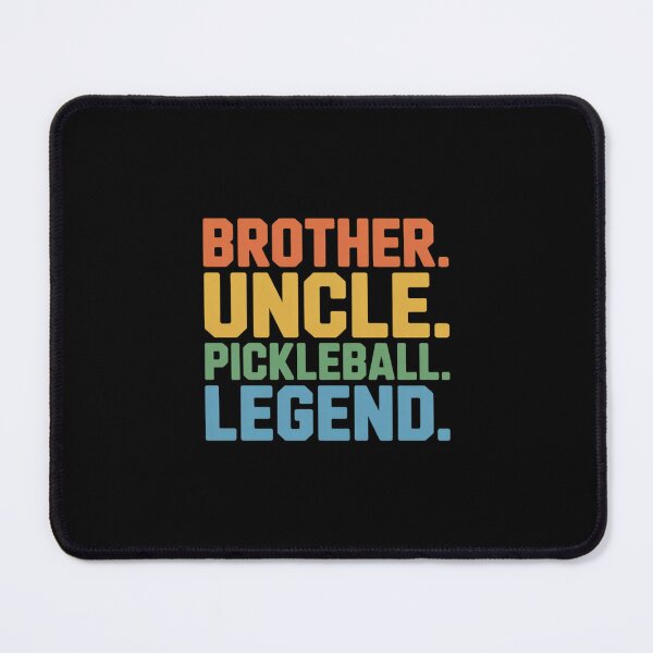 Item preview, Pickleball Brother Uncle Pickleball Legend Black Modern Casual Crew Neck Short Sleeve designed and sold by velltoons.