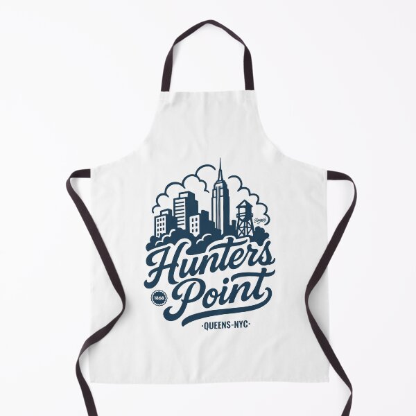 Item preview, Hunters Point Queens Skyline and lettering designed and sold by Boogosh.