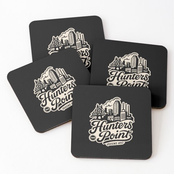 Item preview, Hunters Point New York Urban Skyline designed and sold by Boogosh.