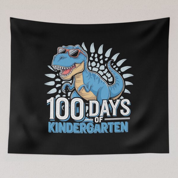Item preview, 100 Days of Kindergarten Trex Dinosaur 100th Day School Boys designed and sold by catsdothingz.