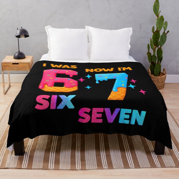 Item preview, 7 Year Old Birthday I Was 6 Now I'M 7 67 Funny For designed and sold by markettathorn.