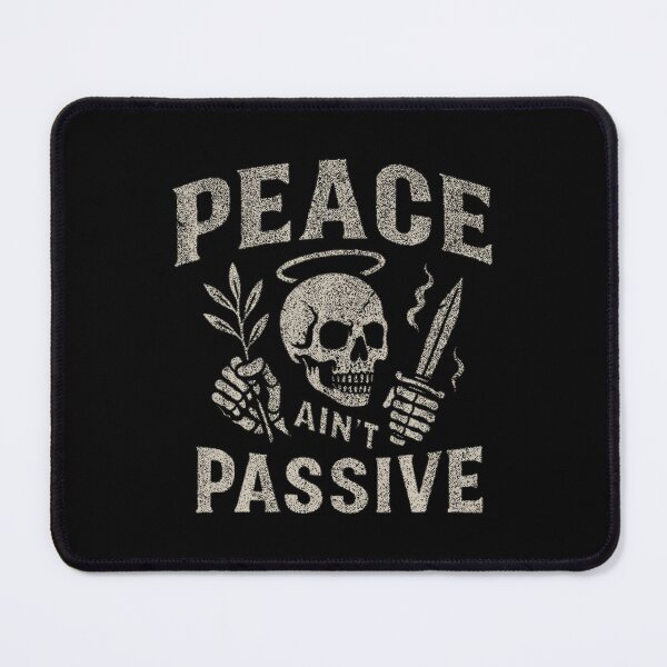 Item preview, Peace Aint Passive Skull Halo Olive Branch Dagger designed and sold by JaimeTrudie.