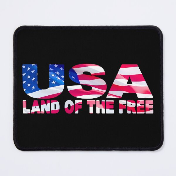 Item preview, USA Land of the Free - Stars and Stripes Sticker Tee Shirt T-Shirt Souvenir designed and sold by Adam Gormley.