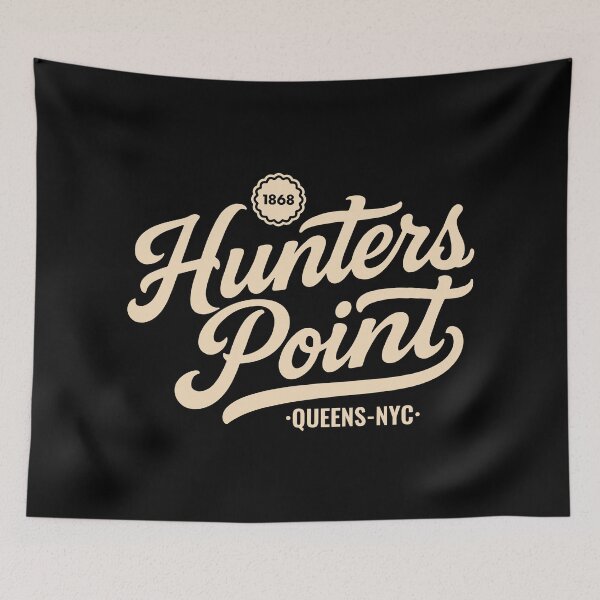 Item preview, Hunters Point Queens Handlettered Script designed and sold by Boogosh.