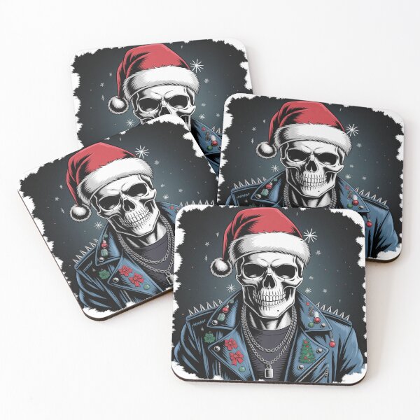 Item preview, skull Santa's Favorite Human  Merry Christmas squad Custom Christmas Gifts T-Shirts, Mugs & More Print on Demand Shop designed and sold by kaka8888.