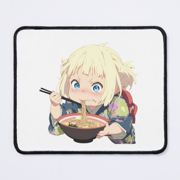 Item preview, Shiemi Moriyama Blue Exorcist Anime Kawaii Ramen Warm Happy Slurping Scene designed and sold by Raslbazola.