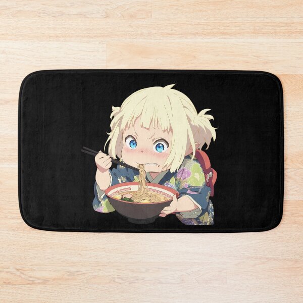 Item preview, Shiemi Moriyama Blue Exorcist Anime Kawaii Ramen Warm Happy Slurping Scene designed and sold by Raslbazola.