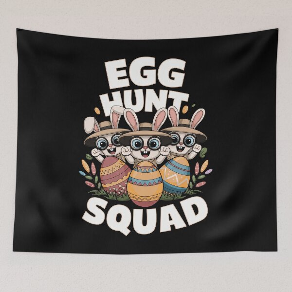 Item preview, Egg Hunting Squad Graphic Easter Egg Hunt Easter Day designed and sold by DentistLegal.