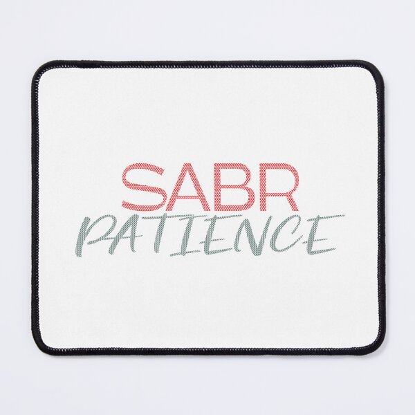 Item preview, Sabr Patience - Modern Islamic Typography & Minimalist Faith Quote designed and sold by Taanva.