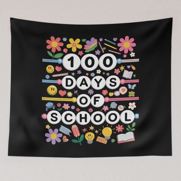 Item preview, 100 Days of School Friendship Bracelets 100 Days Smarter Kid  designed and sold by catsdothingz.