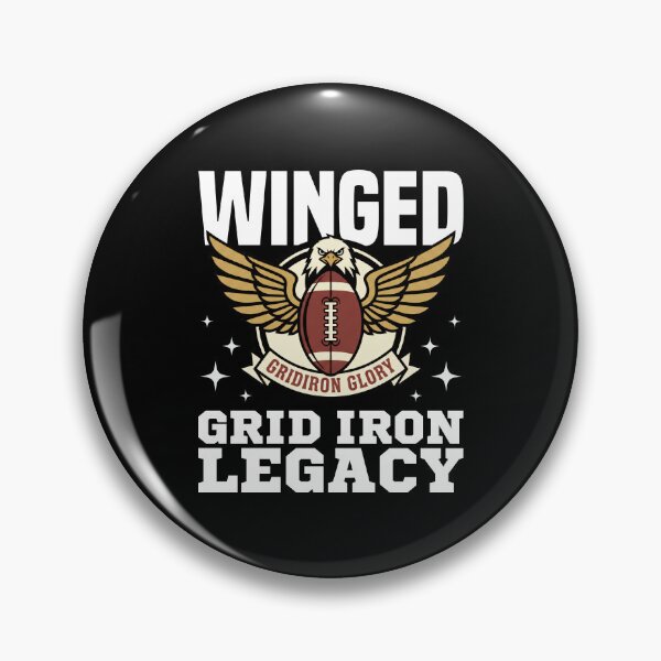 Item preview, WINGED GRID IRON LEGACY - PHILADELPHIA FOOTBALL designed and sold by KEF Custom.