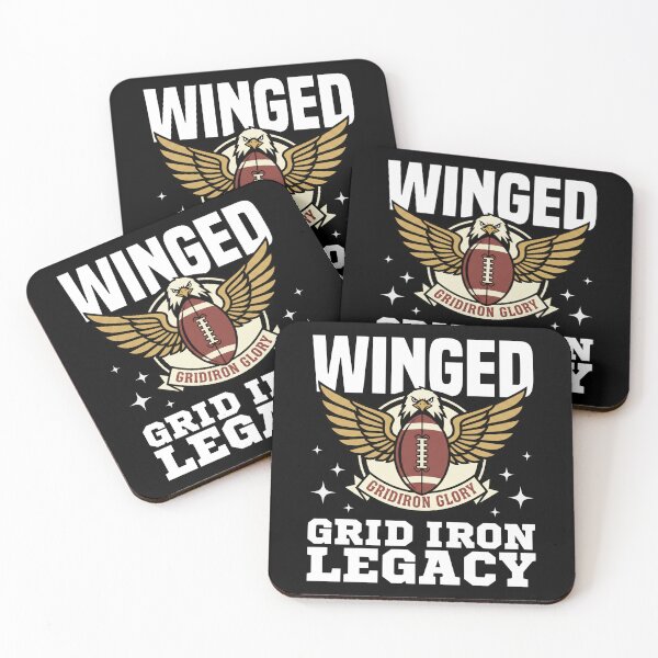 Item preview, WINGED GRID IRON LEGACY - PHILADELPHIA FOOTBALL designed and sold by KEF Custom.