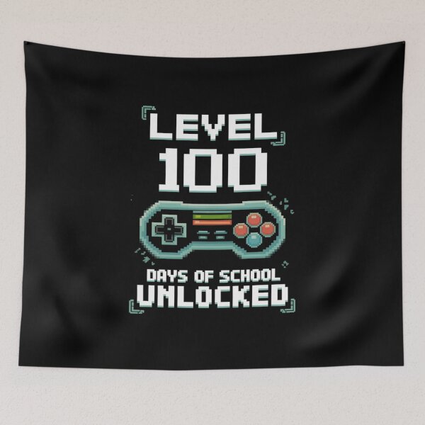 Item preview, 100th Day Of School Shirt Kids Video Games Boy Gift Gamer designed and sold by catsdothingz.