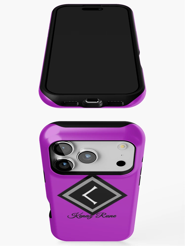 Imagen 3 de 4, Funda de iPhone con la obra Kenaz Rune, diseñada y vendida por WindsofJupiter.