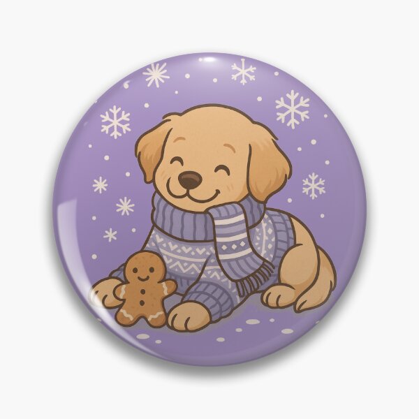 Item preview, Winter Sweater Puppy with Scarf – Cozy Lavender Dogmom Vibes designed and sold by dogmomtees.