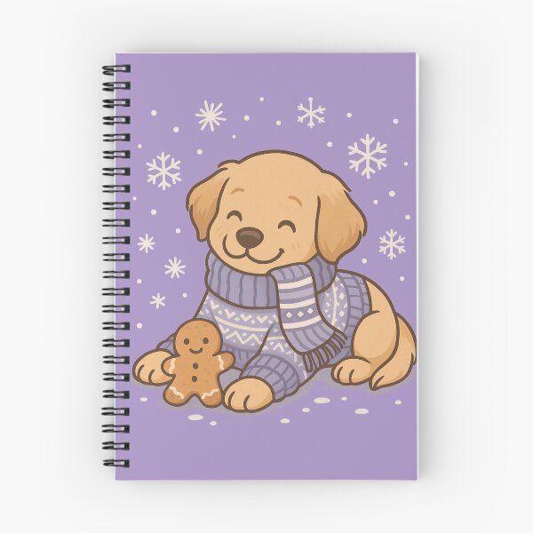 Item preview, Winter Sweater Puppy with Scarf – Cozy Lavender Dogmom Vibes designed and sold by dogmomtees.