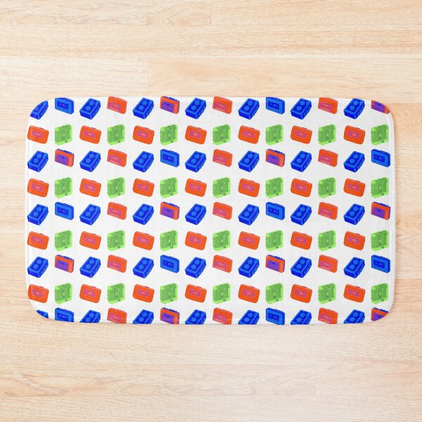 Item preview, Colorful Retro Walkman Cassette Seamless Pattern designed and sold by KiwiRider.