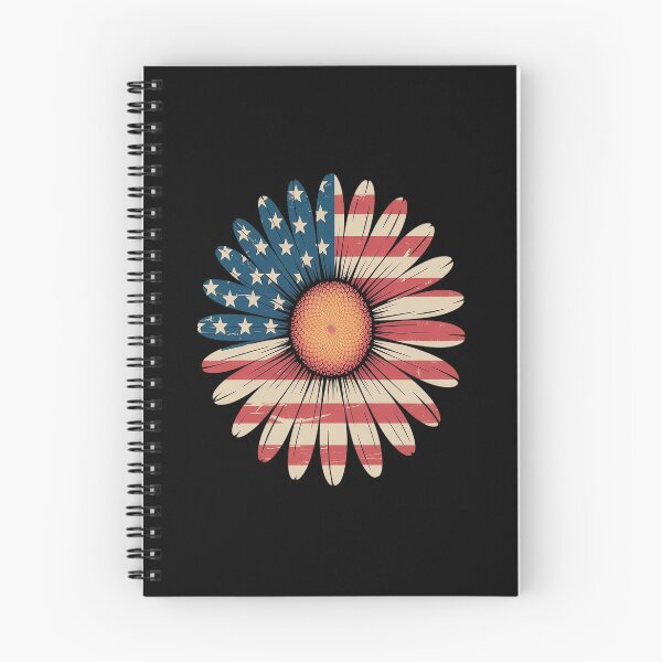Item preview, Patriotic Daisy Flower USA Flag 4th of July Boho designed and sold by catsdothingz.