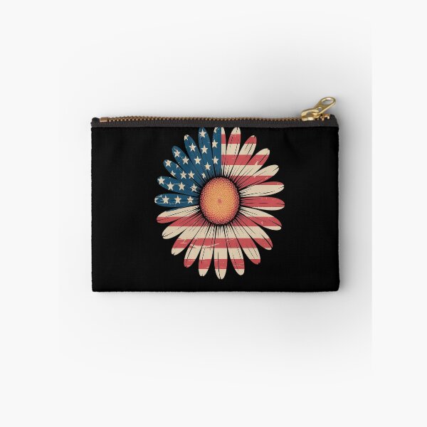 Item preview, Patriotic Daisy Flower USA Flag 4th of July Boho designed and sold by catsdothingz.