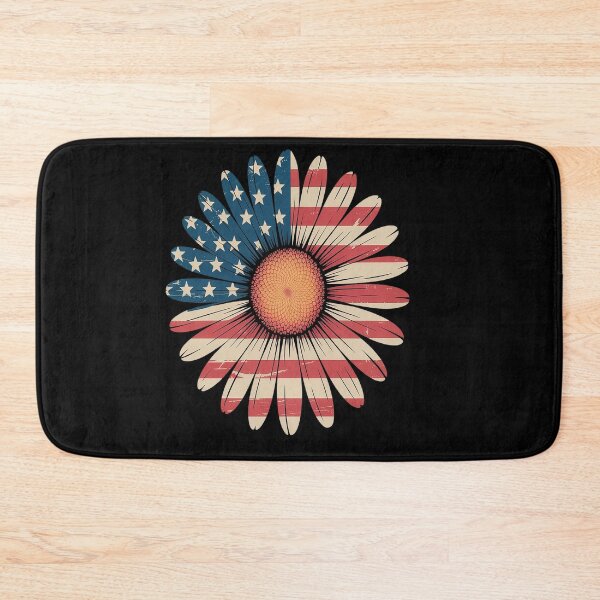 Item preview, Patriotic Daisy Flower USA Flag 4th of July Boho designed and sold by catsdothingz.