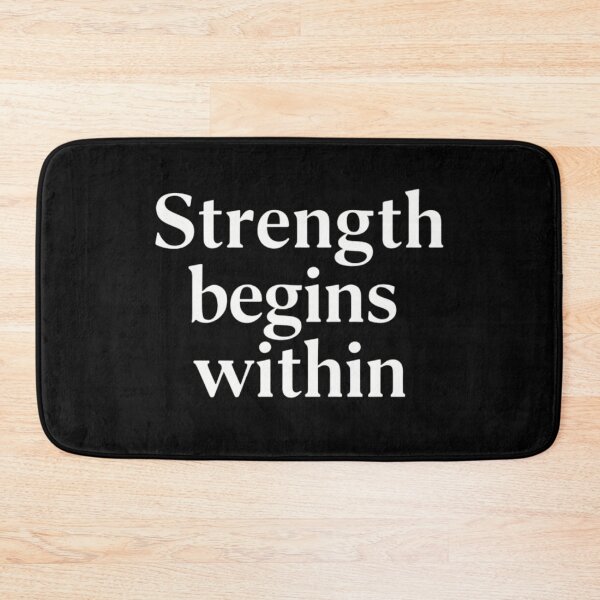 Item preview, Strength Begins Within – Minimal Inspirational Quote designed and sold by Irene Catchmind.