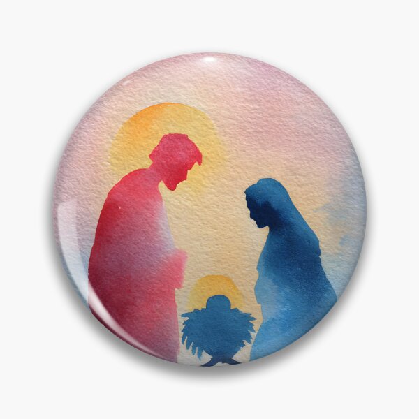 Item preview, Side View Nativity Watercolor Glow designed and sold by Teecha45.