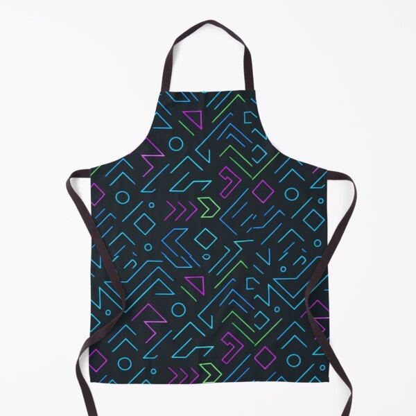 Item preview, Neon Geometric Line Pattern – Modern Colorful Abstract Seamless Design designed and sold by Sksticker991.