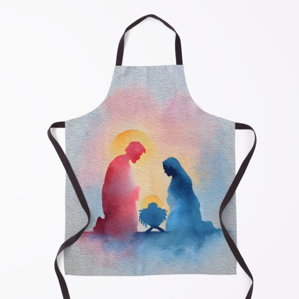 Item preview, Side View Nativity Watercolor Glow designed and sold by Teecha45.