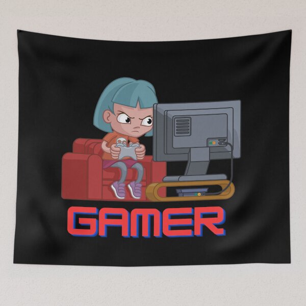 Item preview, Girl gamer designed and sold by Rasheedaholik.