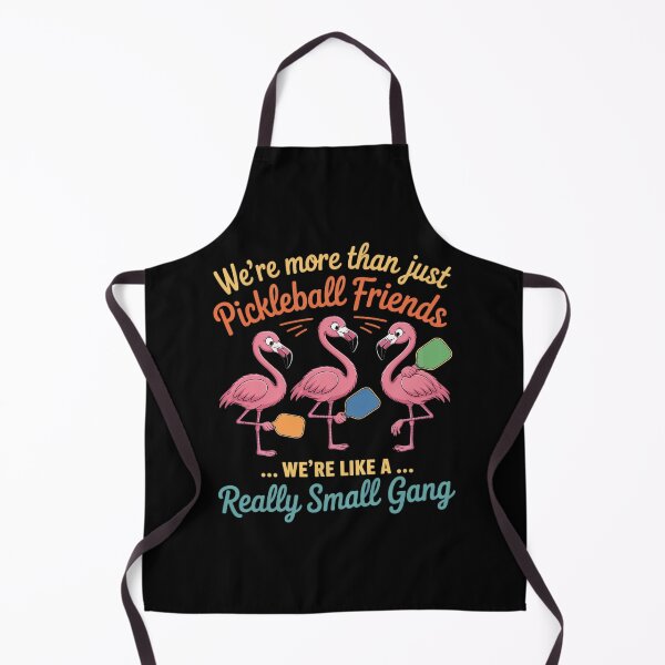 Item preview, Pickleball Friends We're Like A Really Small Gang Flamingo designed and sold by JaskconLIfe23.