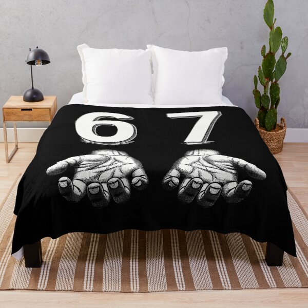 Item preview, Funny Six Seven 67 Meme Gen Alpha Slang Hands designed and sold by TerriMichelle.