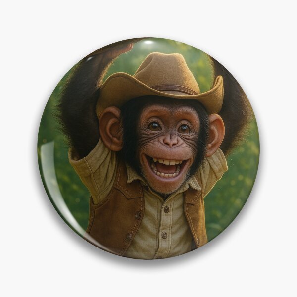 Item preview, Hang Out with a Chimpanzee Cowboy designed and sold by Tridentulus.