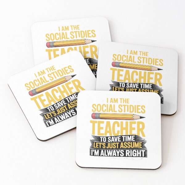 Item preview, Social Studies Teacher School Educator Worker designed and sold by catsdothingz.