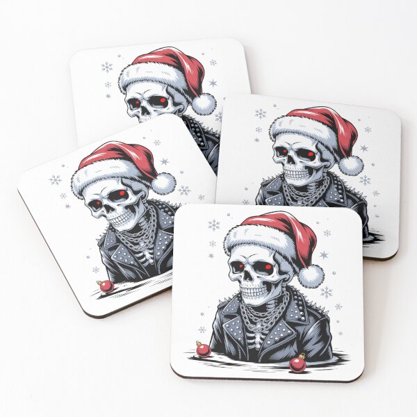 Item preview, skull Santa's Favorite Human  Merry Christmas squad Custom Christmas Gifts T-Shirts, Mugs & More Print on Demand Shop designed and sold by kaka8888.