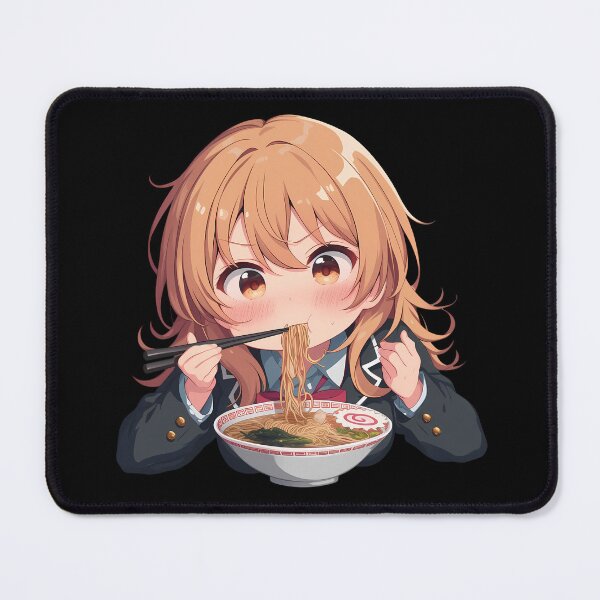 Item preview, Iroha Isshiki Oregairu Anime Kawaii Ramen Chibi Cute Cozy Noodle Moment designed and sold by Raslbazola.