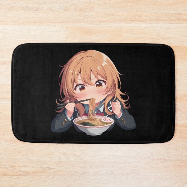 Item preview, Iroha Isshiki Oregairu Anime Kawaii Ramen Chibi Cute Cozy Noodle Moment designed and sold by Raslbazola.