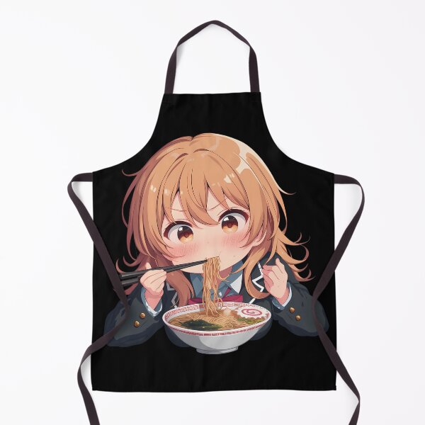 Item preview, Iroha Isshiki Oregairu Anime Kawaii Ramen Chibi Cute Cozy Noodle Moment designed and sold by Raslbazola.