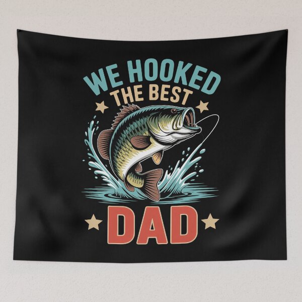 Item preview, We Hooked The Best Dad Father's Day Fisher designed and sold by DentistLegal.