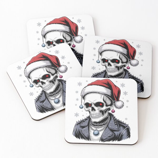 Item preview, skull Santa's Favorite Human  Merry Christmas squad Custom Christmas Gifts T-Shirts, Mugs & More Print on Demand Shop designed and sold by kaka8888.