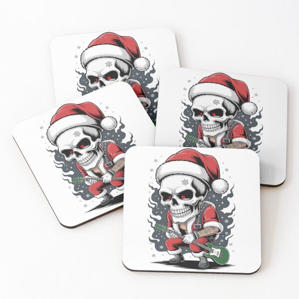 Item preview, skull Santa's Favorite Human  Merry Christmas squad Custom Christmas Gifts T-Shirts, Mugs & More Print on Demand Shop designed and sold by kaka8888.