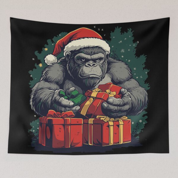 Item preview, Santa Gorilla  designed and sold by ClubVacay.
