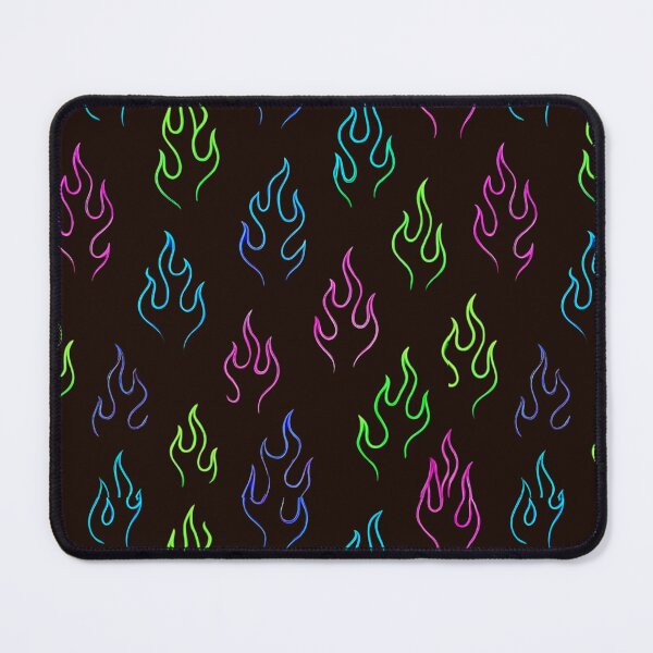 Item preview, Neon Flame Pattern – Vibrant Colorful Fire Seamless Design designed and sold by Sksticker991.