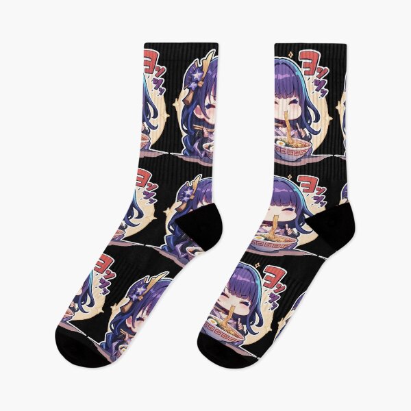 Item preview, Raiden Shogun Genshin Impact Game Kawaii Ramen Chibi Joyful Warm Noodle Moment designed and sold by Raslbazola.