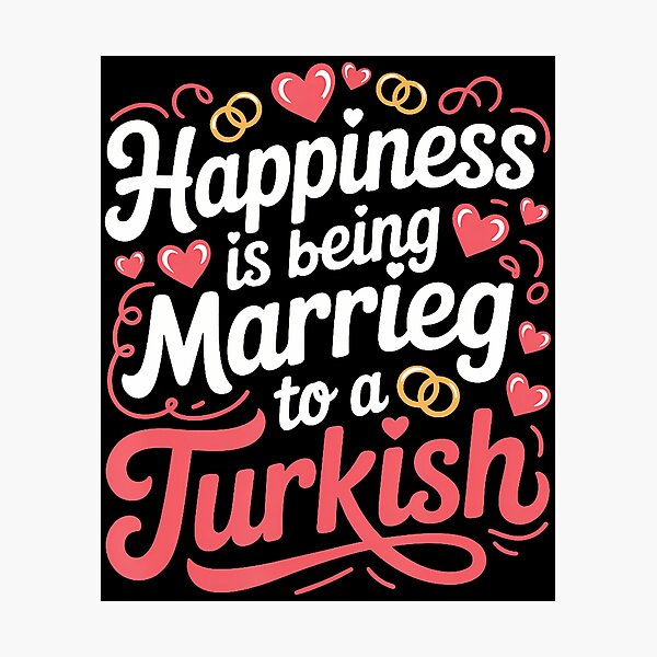 Item preview, Happiness Is Being Married To A Turkish Wife Husband designed and sold by kowaldtlbung.