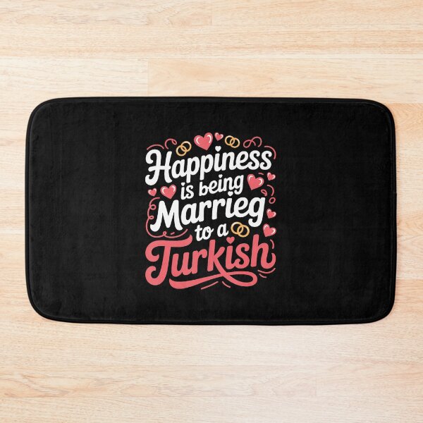Item preview, Happiness Is Being Married To A Turkish Wife Husband designed and sold by kowaldtlbung.