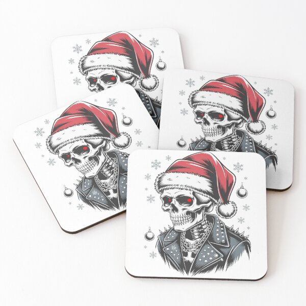 Item preview, skull Santa's Favorite Human  Merry Christmas squad Custom Christmas Gifts T-Shirts, Mugs & More Print on Demand Shop designed and sold by kaka8888.