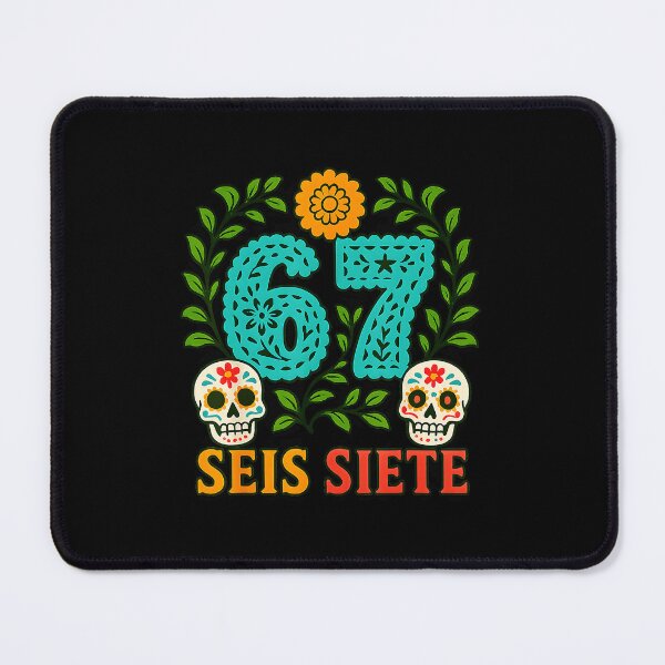 Item preview, Seis Siete Mexican Los Muertos Calaveras Sugar Skull designed and sold by gladysenglish.