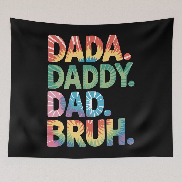 Item preview, Father's Day Dada Daddy Dad Bruh Tie Dye Dad Jokes designed and sold by DentistLegal.